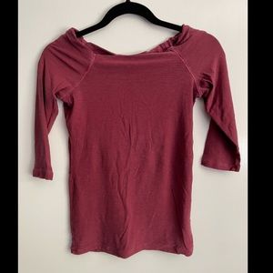 James Peres Standard Off Shoulder Stretchy Top